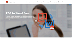 Desktop Screenshot of free-pdf-to-word.net