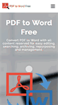 Mobile Screenshot of free-pdf-to-word.net